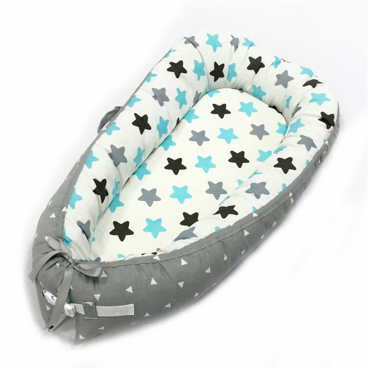 Lit bébé 80*50cm nouveau-né lit de soins bionique berceau lit d'artefact pour dormir lit de voyage pare-chocs