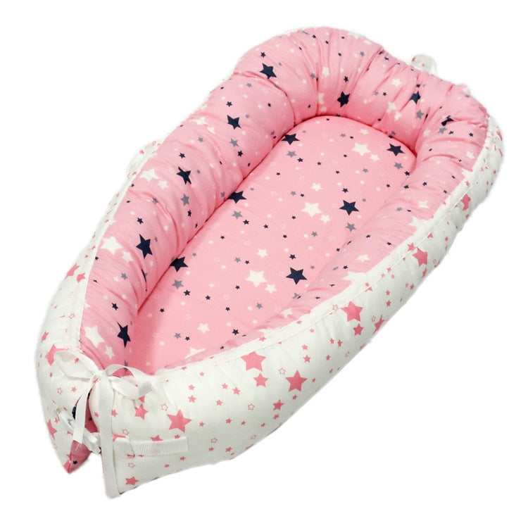Lit bébé 80*50cm nouveau-né lit de soins bionique berceau lit d'artefact pour dormir lit de voyage pare-chocs