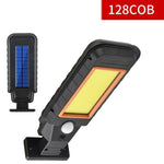Lampe Murale Solaire à Induction LED, Étanche Extérieure, Éclairage Public, 128 COB
