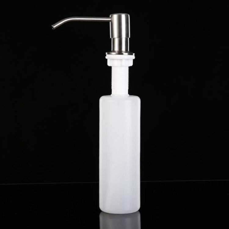 Distributeur de savon d'évier en acier inoxydable Bouteille de savon liquide vaisselle, Bouteille de distributeur de savon d'évier