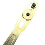 Outil de réparation de montres Clé de fond de boîtier à deux griffes, Ouvre-boîtier de montre à deux griffes