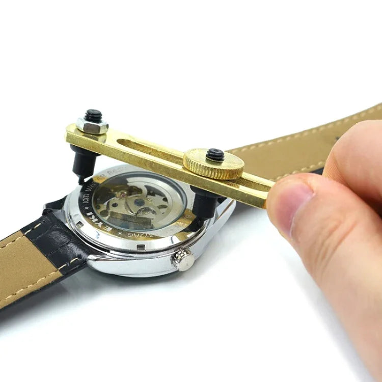 Outil de réparation de montres Clé de fond de boîtier à deux griffes, Ouvre-boîtier de montre à deux griffes