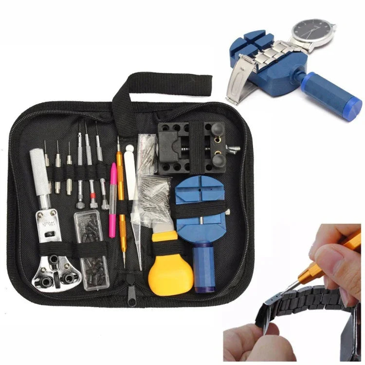 Kit de réparation de montres 144 en 1, Ensemble d'outils de réparation de montres 144 en 1