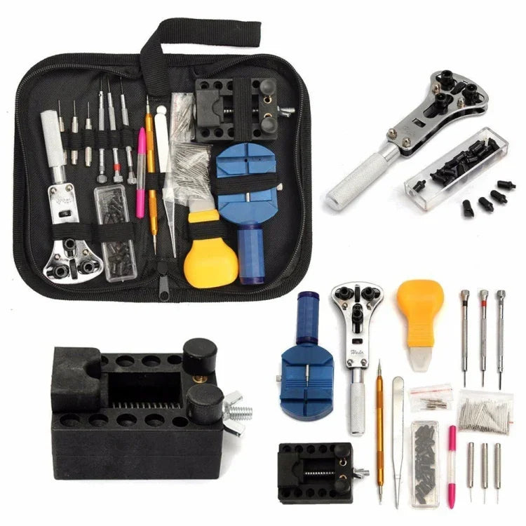 Kit de réparation de montres 144 en 1, Ensemble d'outils de réparation de montres 144 en 1