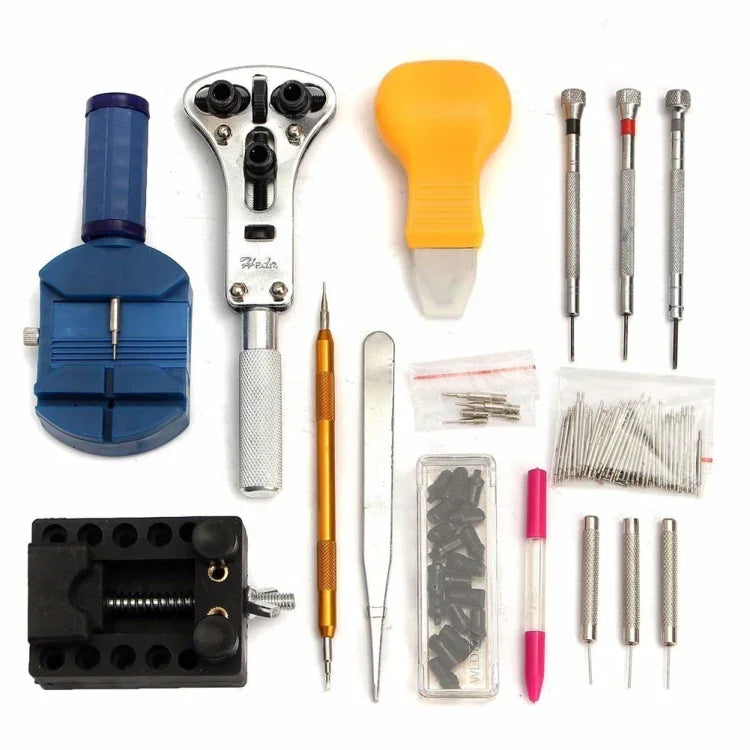 Kit de réparation de montres 144 en 1, Ensemble d'outils de réparation de montres 144 en 1