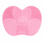 Tapis de nettoyage pour pinceaux en silicone, outils de lavage pour pinceaux de maquillage cosmétiques, sourcils, tampon de nettoyage, planche à récurer, outil de nettoyage de maquillage, rose, vert, noir, violet foncé, violet clair, rose vif