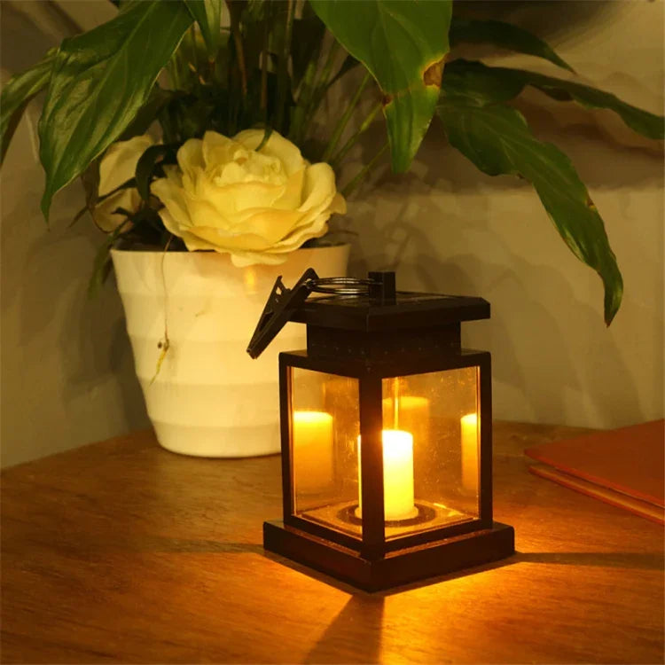 Lumière solaire de bougie rétro pour extérieur étanche, lampe de jardin LED, Bougie