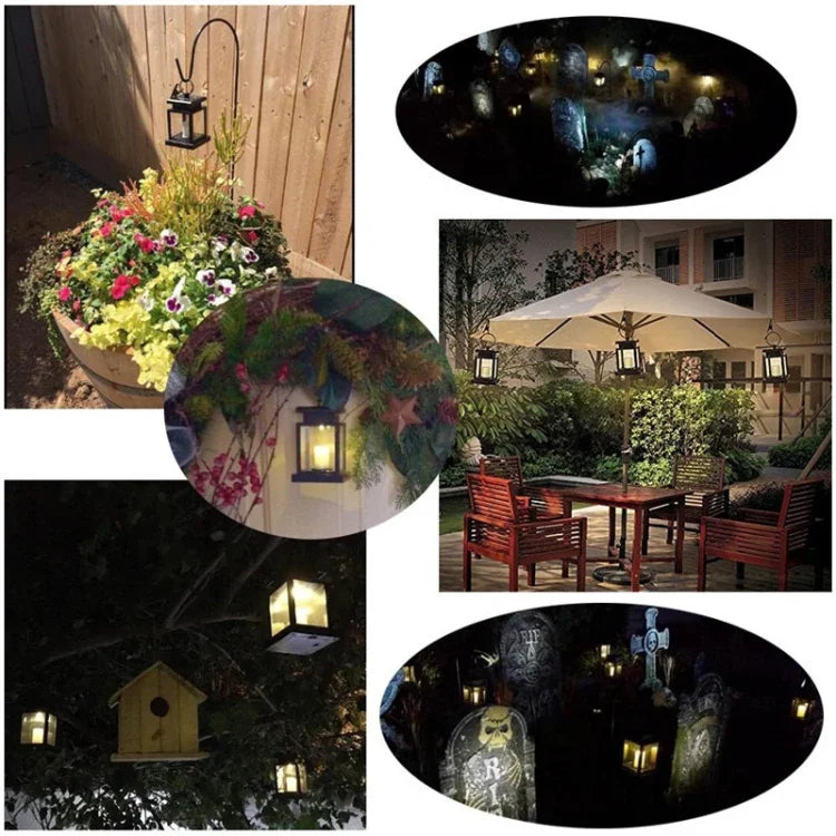 Lumière solaire de bougie rétro pour extérieur étanche, lampe de jardin LED, Bougie