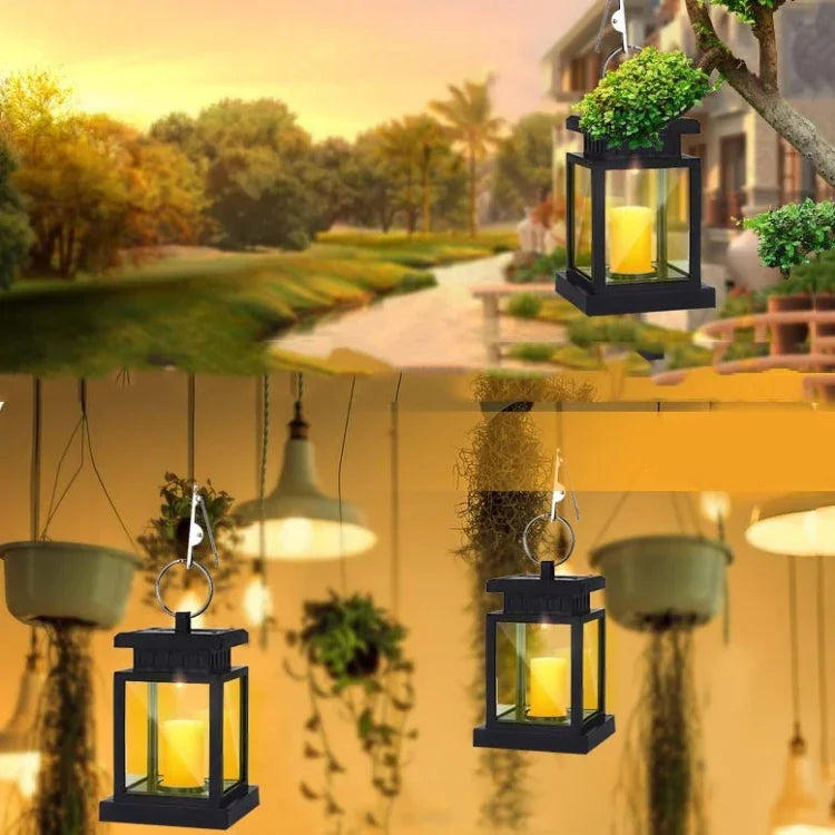 Lumière solaire de bougie rétro pour extérieur étanche, lampe de jardin LED, Bougie