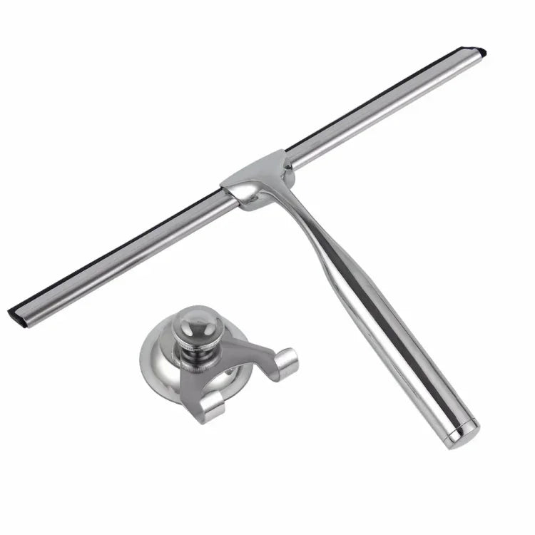Raclette de nettoyage de vitres, miroirs de salle de bain, essuie-glace en caoutchouc avec ventouse pour l'élimination de la vapeur d'eau, raclette de nettoyage de vitres