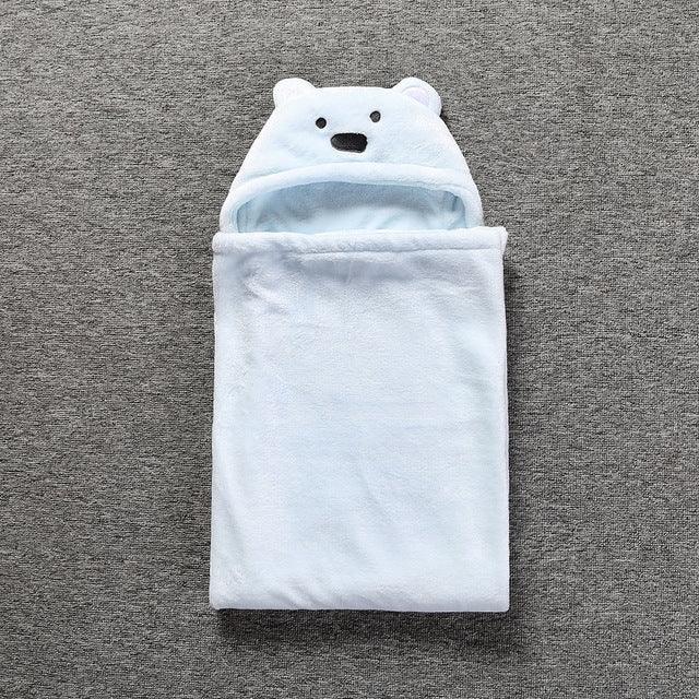 Mignonne Couverture Bébé Animal Dessin Animé Enfants Peignoir à Capuche Tout-Petit Bébé Serviette de Bain