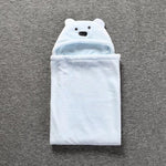 Mignonne Couverture Bébé Animal Dessin Animé Enfants Peignoir à Capuche Tout-Petit Bébé Serviette de Bain