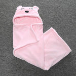 Mignonne Couverture Bébé Animal Dessin Animé Enfants Peignoir à Capuche Tout-Petit Bébé Serviette de Bain