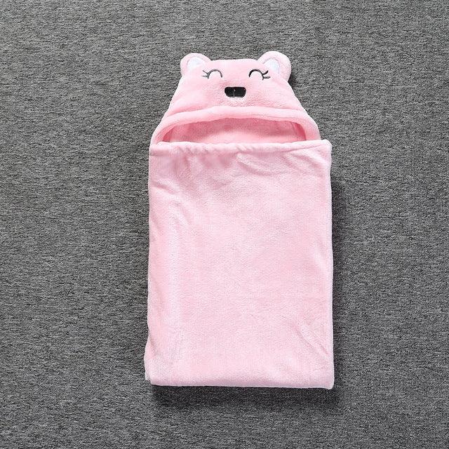Mignonne Couverture Bébé Animal Dessin Animé Enfants Peignoir à Capuche Tout-Petit Bébé Serviette de Bain