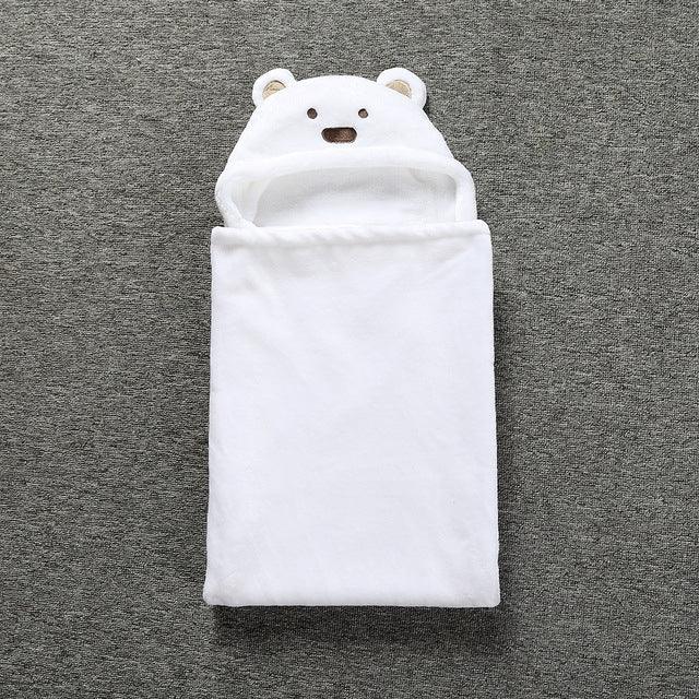 Mignonne Couverture Bébé Animal Dessin Animé Enfants Peignoir à Capuche Tout-Petit Bébé Serviette de Bain