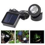 Projecteur Solaire Extérieur, Éclairage de Jardin et Piscine, Double Usage, Étanche IP65, LED Solaire