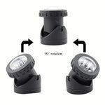 Projecteur Solaire Extérieur, Éclairage de Jardin et Piscine, Double Usage, Étanche IP65, LED Solaire