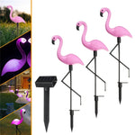 Lampe solaire flamant rose étanche 3 en 1, éclairage de pelouse, de chemin de jardin, lampes de nuit à LED