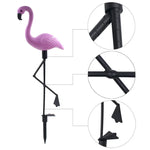 Lampe solaire flamant rose étanche 3 en 1, éclairage de pelouse, de chemin de jardin, lampes de nuit à LED