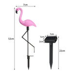 Lampe solaire flamant rose étanche 3 en 1, éclairage de pelouse, de chemin de jardin, lampes de nuit à LED