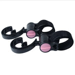 Lot de 2 crochets multifonctions pour accessoires de poussette bébé, crochet en plastique noir, crochet en plastique (rose), crochet en plastique (jaune)