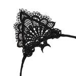 Chaîne de tête pour femmes avec bandeau en dentelle et oreilles de chat mignonnes