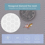 3 filets anti-moustiques pour poussette bébé de 150 cm, filet de protection sûr pour nourrissons, accessoires pour poussette, moustiquaire