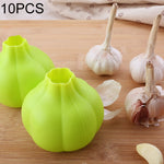 10 Éplucheurs d'ail en silicone, outil de cuisine créatif, éplucheur d'ail