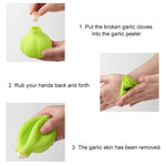 10 Éplucheurs d'ail en silicone, outil de cuisine créatif, éplucheur d'ail