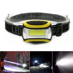 Lampe frontale extérieure COB LED lampe de poche 3 modes lampe frontale lampe torche pour vélo pêche