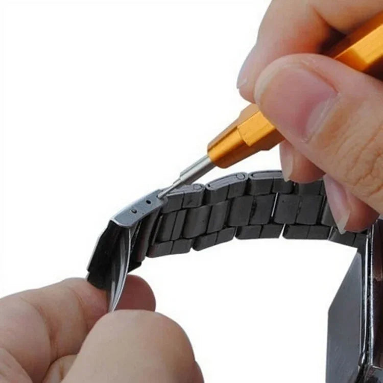 2 PCS Outil de réparation de montres, Installation et retrait du bracelet, Outil de démontage de maillons de bracelet à goupille, Livraison de style aléatoire, Outil de réparation de montres 12,5 cm