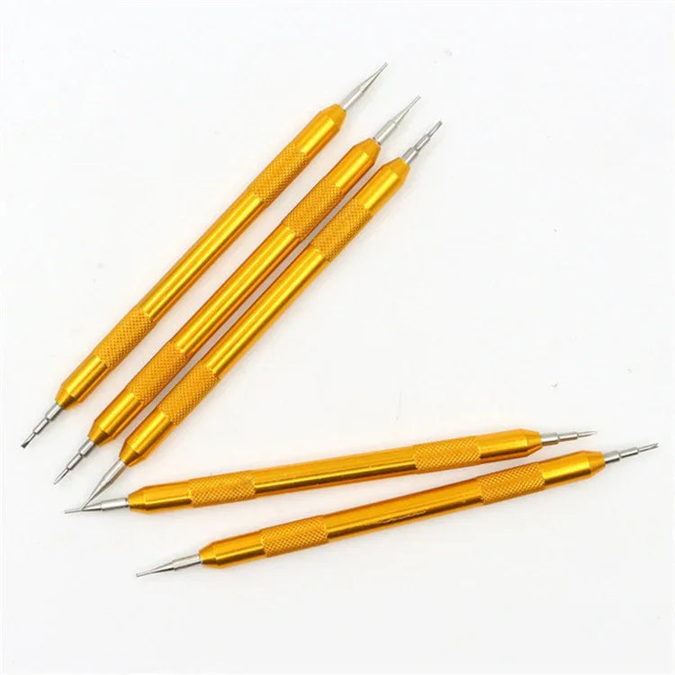 2 PCS Outil de réparation de montres, Installation et retrait du bracelet, Outil de démontage de maillons de bracelet à goupille, Livraison de style aléatoire, Outil de réparation de montres 12,5 cm