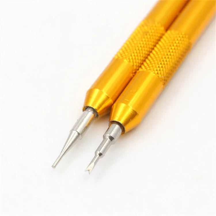2 PCS Outil de réparation de montres, Installation et retrait du bracelet, Outil de démontage de maillons de bracelet à goupille, Livraison de style aléatoire, Outil de réparation de montres 12,5 cm