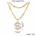 Collier Pull Hip-Hop en Forme de S