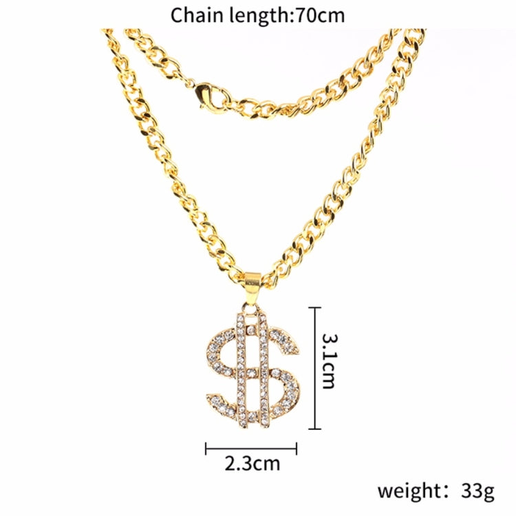 Collier Pull Hip-Hop en Forme de S