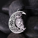 Collier de couple hibou, grande sagesse, argent vieilli, or vieilli, plaqué argent antique, plaqué or antique