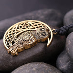 Collier de couple hibou, grande sagesse, argent vieilli, or vieilli, plaqué argent antique, plaqué or antique