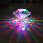 Spectacle de lumière de bain tendance, lampe lumineuse RVB LED étanche IP67 avec 7 modes de changement de couleur pour sous l'eau