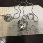 Pendentif de collier avec médaillon souvenir en forme de cœur à faire soi-même, doré, argenté