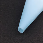 4 pièces en silicone glaçage tuyauterie crème pâtissière buse DIY outils de décoration de gâteaux, sac à douille (bleu), sac à douille (blanc), sac à douille (rose), sac à douille (vert)