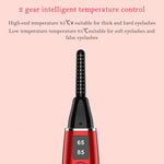 Recourbe-cils électrique Outil de beauté rechargeable, 380 mAh (rouge), 380 mAh (blanc)
