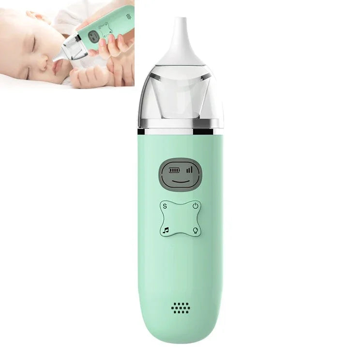 Aspirateur Nasal Musical pour Bébé, Nettoyeur Électrique de Mucus Nouveau-né