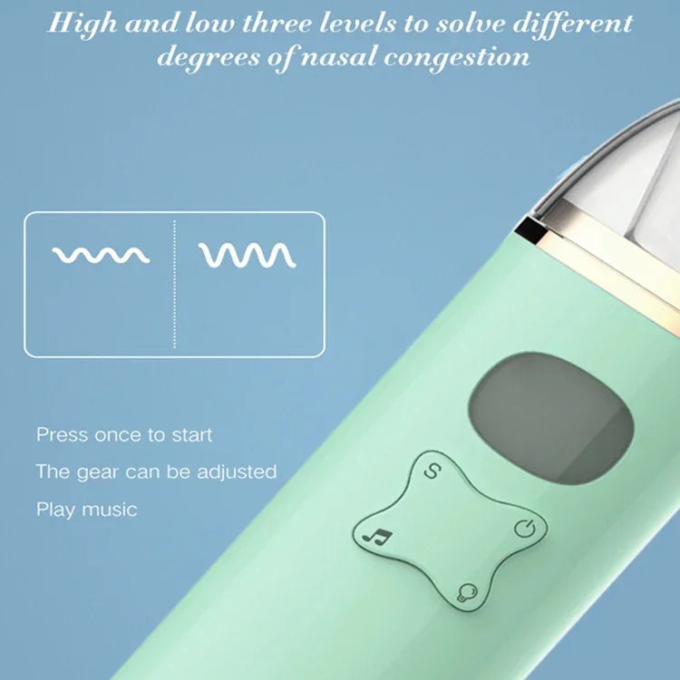 Aspirateur Nasal Musical pour Bébé, Nettoyeur Électrique de Mucus Nouveau-né