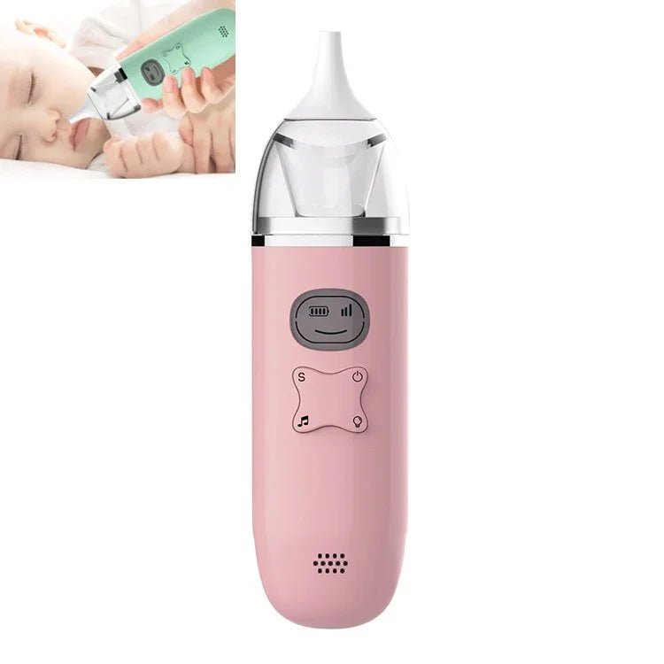 Aspirateur Nasal Musical pour Bébé, Nettoyeur Électrique de Mucus Nouveau-né