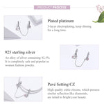 Chaîne de sécurité en argent S925, chat, pour bracelet DIY