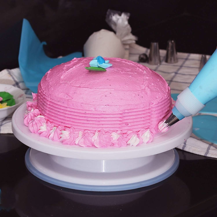 Ensemble de plateau tournant pour gâteau 106 pièces, outils de décoration de gâteau en acier inoxydable, 106 pièces/ensemble violet, 106 pièces/ensemble bleu