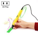 Stylo d'impression 3D éducatif pour enfants RP800A, prise US, prise EU, prise AU, prise UK