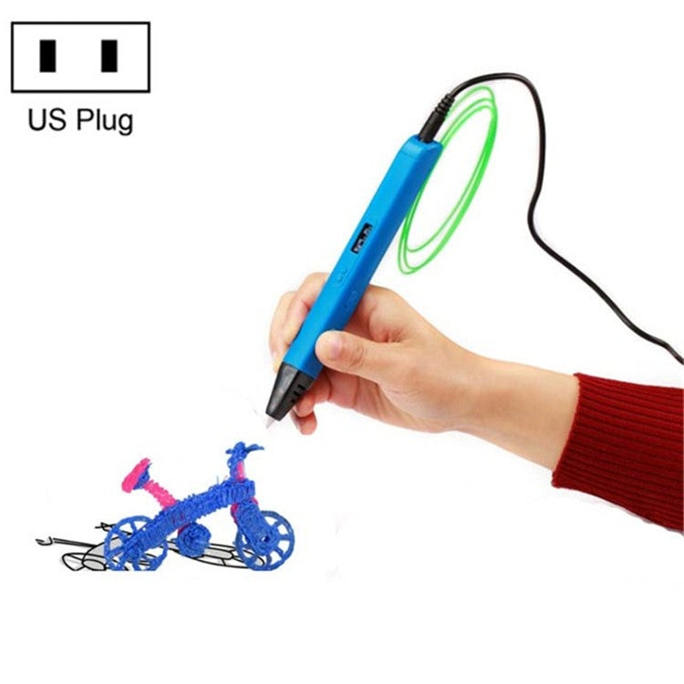 Stylo d'impression 3D éducatif pour enfants RP800A, prise US, prise EU, prise AU, prise UK