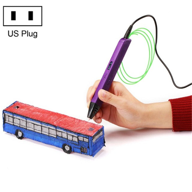 Stylo d'impression 3D éducatif pour enfants RP800A, prise US, prise EU, prise AU, prise UK