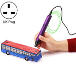 Stylo d'impression 3D éducatif pour enfants RP800A, prise US, prise EU, prise AU, prise UK